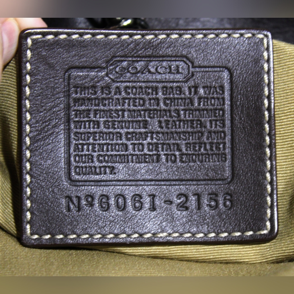 Coach jacquard/leather #2156 & Coach "Samantha" sunglasses. EUC! - Picture 3 of 14